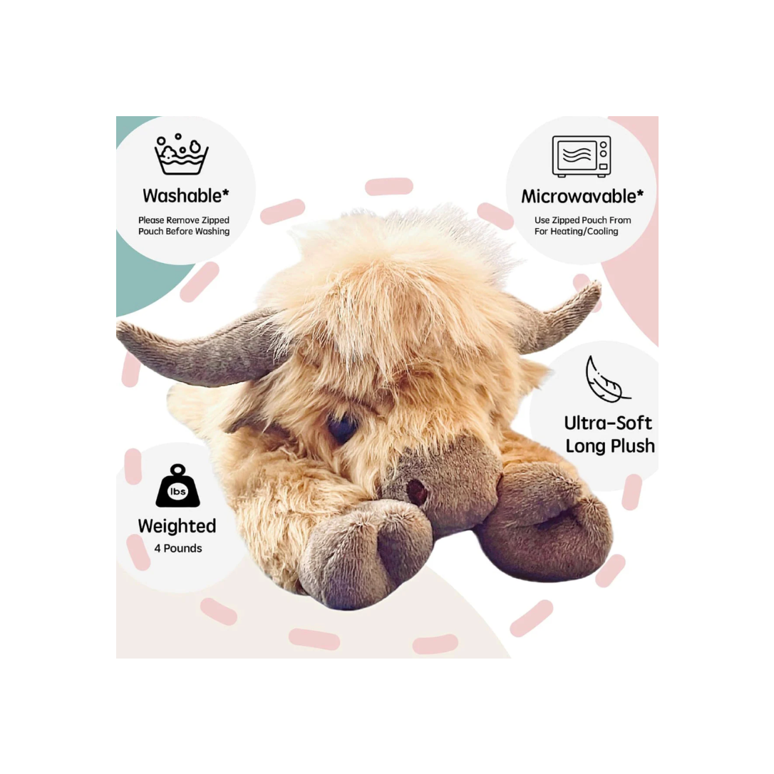 Hugging Buddy Weighted Animal Plushy