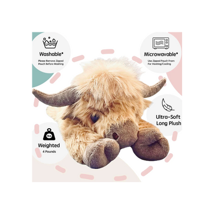 Hugging Buddy Weighted Animal Plushy