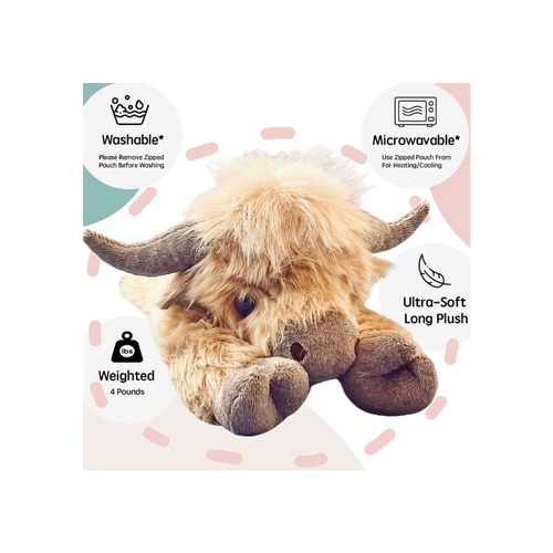 Hugging Buddy Weighted Animal Plushy